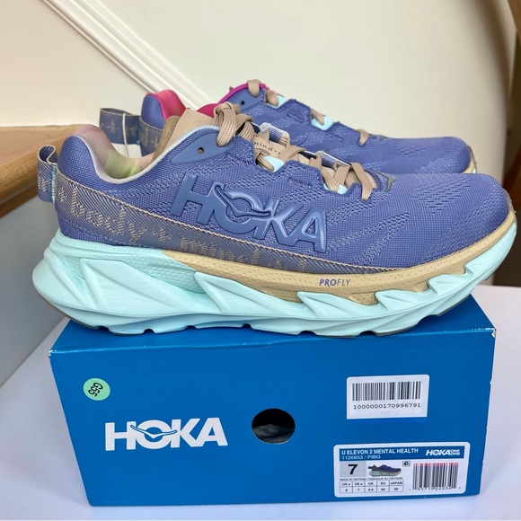 NWT Hoka Elevon 2 Running Shoes Mental Health Sneakers Unisex Hoka One One PIBG - Picture 2 of 16
